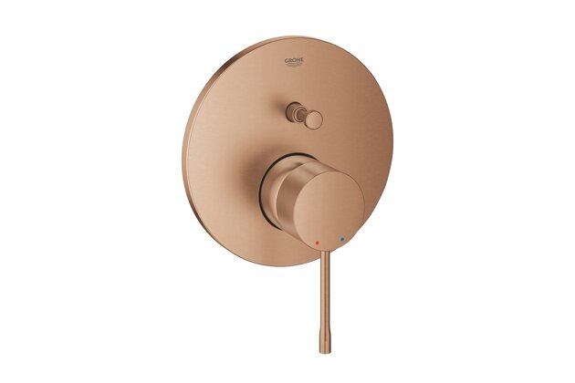 Baterie Grohe Essence sprchová podomítková, s 2-směrným přepínačem, warm sunset kartáčovaný, 24167DL1