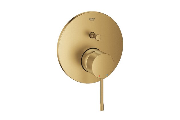 Baterie Grohe Essence sprchová podomítková, s 2-směrným přepínačem, cool sunrise kartáčovaný, 24167GN1
