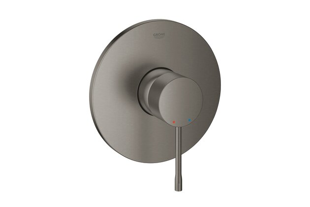 Baterie Grohe Essence sprchová podomítková, bez tělesa, hard graphite kartáčovaný, 24168AL1
