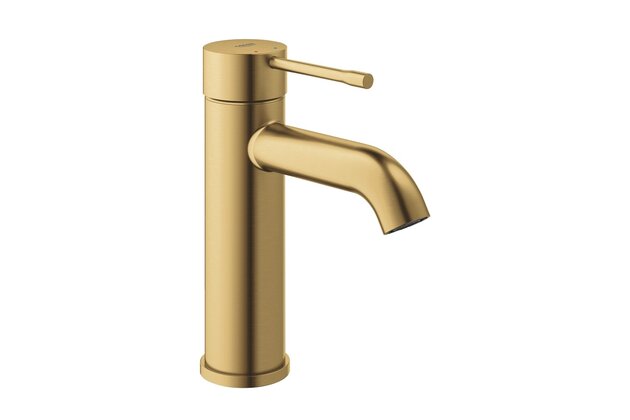 Baterie Grohe Essence umyvadlová, bez výpusti, velikost S, cool sunrise kartáčovaný, 24172GN1