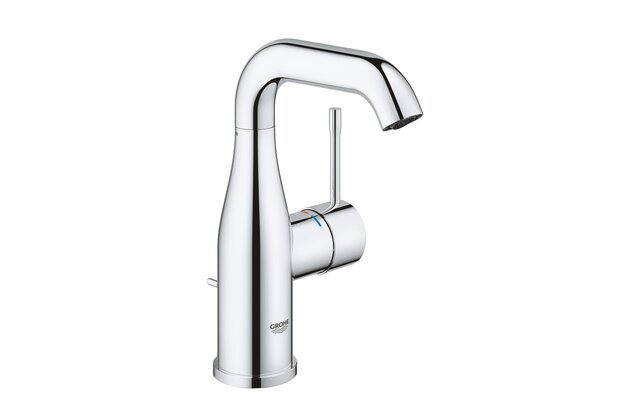 Baterie Grohe Essence umyvadlová, s výpustí, velikost M, chrom, 24173001