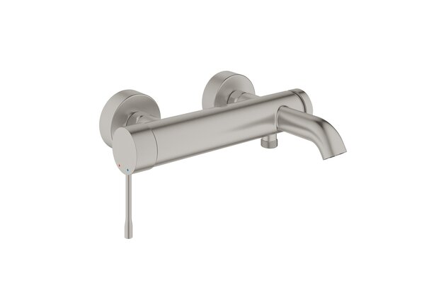 Baterie Grohe Essence vanová, páková, supersteel - infinity, 25250DC1