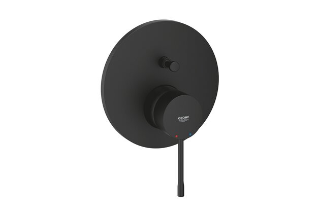 Baterie Grohe Essence sprchová podomítková, s 2-směrným přepínačem, phantom black, 24167KF1