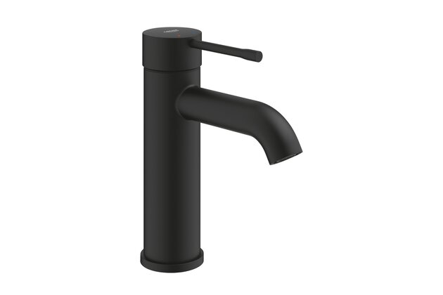 Baterie Grohe Essence umyvadlová, bez výpusti, velikost S, phantom black, 24172KF1
