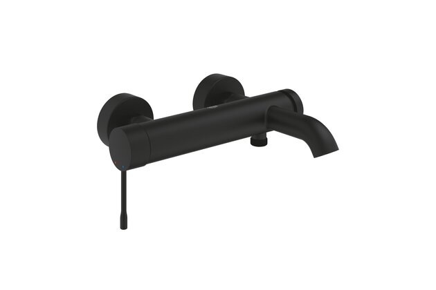 Baterie Grohe Essence vanová, páková, phantom black, 25250KF1