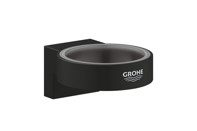 Držák skleničky/mýdleníku Grohe Selection, phantom black, 41217KF0