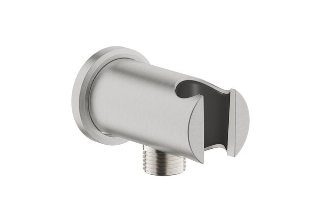 Nástěnné kolínko Grohe Rainshower s integrovaným držákem sprchy, supersteel - infinity, 26658DC0