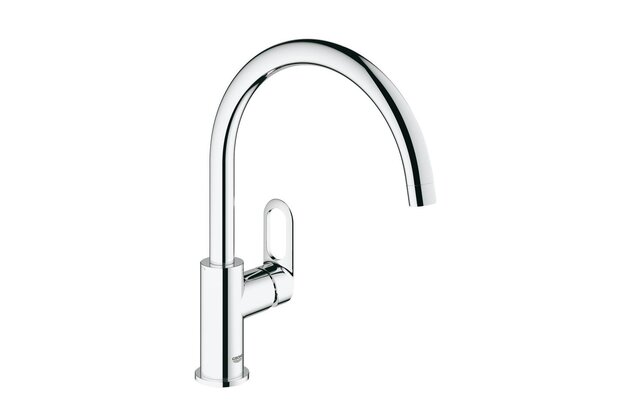 Baterie Grohe BauLoop dřezová páková, chrom, 31368000