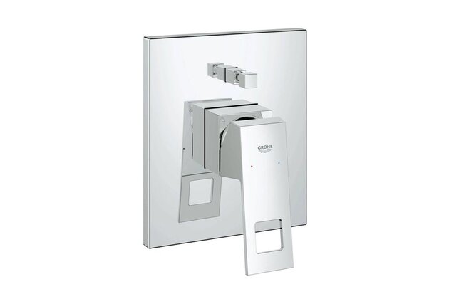 Baterie Grohe Eurocube vanová podomítková, bez tělesa, chrom, 19896000