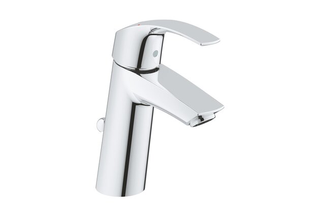 Baterie Grohe Eurosmart umyvadlová stojánková vyšší, s výpustí, chrom, 23322001