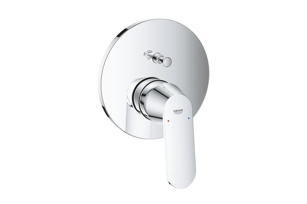 Baterie Grohe Eurosmart Cosmopolitan vanová podomítková, s 2směrným přepínačem, bez tělesa, chrom, 24045000