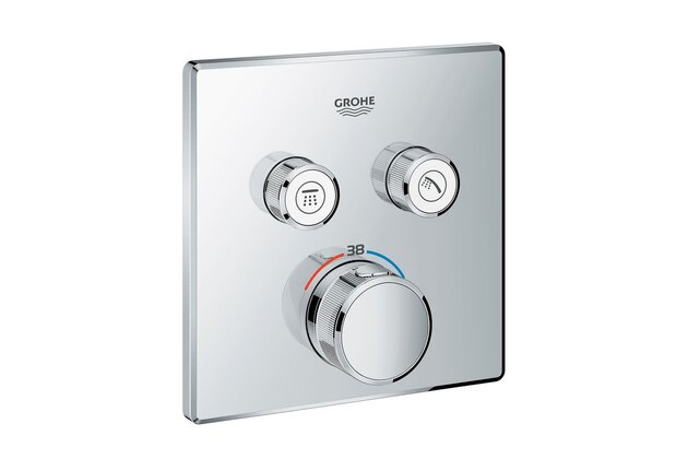 Baterie Grohe SmartControl sprchová podomítková termostatická, dvoucestná, bez tělesa, chrom, 29124000