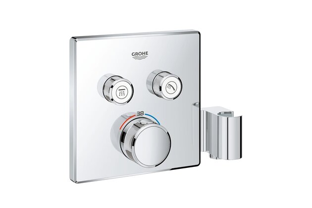 Baterie Grohe SmartControl sprchová podomítková termostatická, dvoucestná, bez tělesa, chrom, 29125000