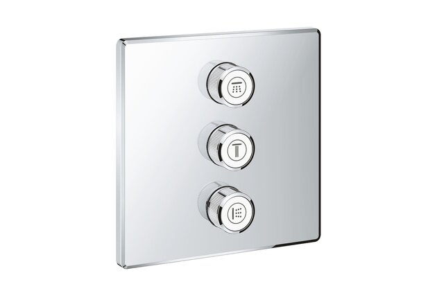Ovladač Grohe SmartControl podomítkový, třícestný, chrom, 29127000