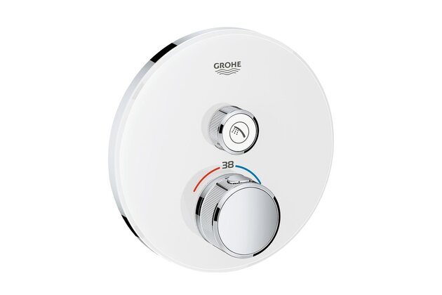 Baterie Grohe SmartControl sprchová podomítková termostatická, jednocestná, bez tělesa, bílá, 29150LS0