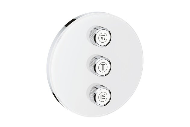 Ovladač Grohe SmartControl podomítkový, třícestný, bílá, 29152LS0