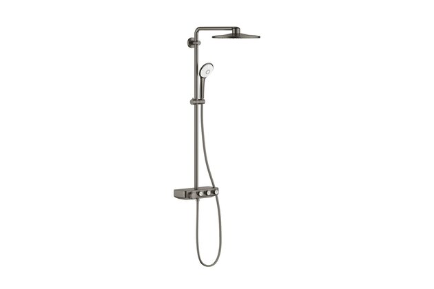 Sprchová souprava Grohe Euphoria termostatická, hard graphite kartáčovaný, 26507AL0