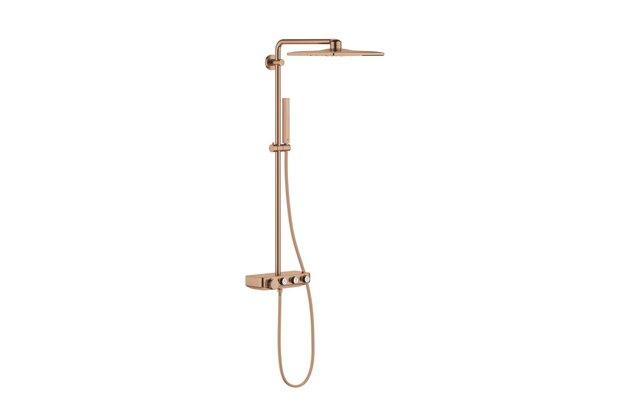 Sprchová souprava Grohe Euphoria termostatická, warm sunset kartáčovaný, 26508DL0