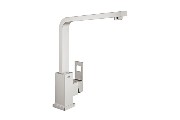 Baterie Grohe Eurocube dřezová, supersteel - infinity, 31255DC0