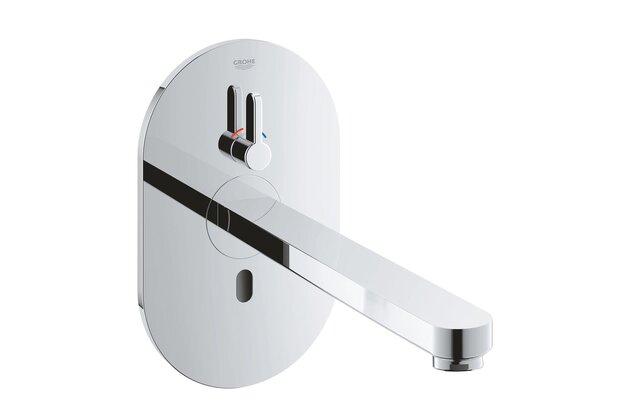 Baterie Grohe Eurosmart Cosmopolitan E umyvadlová podomítková infračervená elektronická, se směšovačem a nastavitelnou teplotou, chrom, 36376000