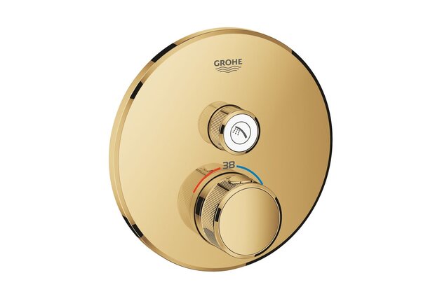 Baterie Grohe SmartControl sprchová podomítková termostatická, bez tělesa, s 1 ventilem, cool sunrise, 29118GL0