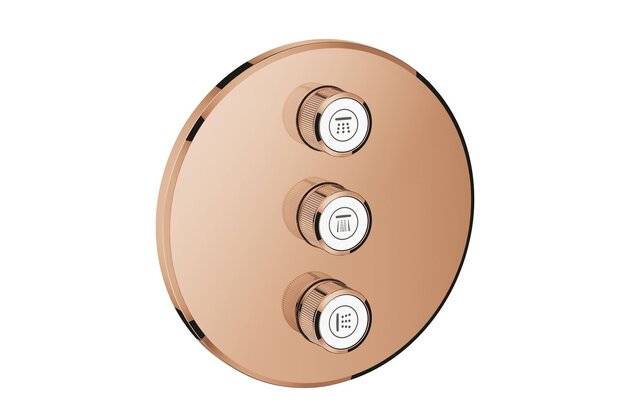 Krytka trojitého ovladače průtoku Grohe SmartControl, warm sunset, 29122DA0