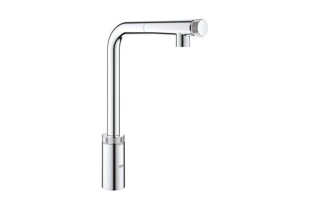 Baterie Grohe SmartControl dřezová, s vytahovací koncovkou, chrom, 31613000