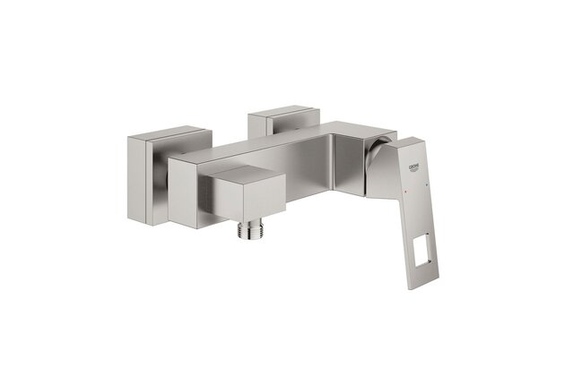 Baterie Grohe Eurocube sprchová nástěnná, supersteel - infinity, 23145DC0