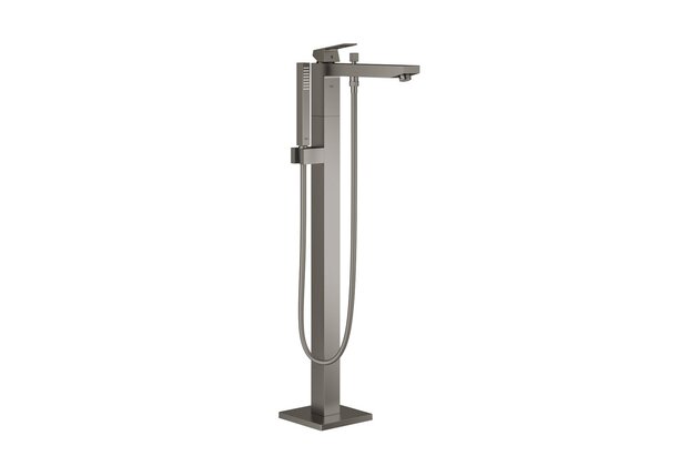 Vanová souprava Grohe Eurocube volně stojící, bez tělesa, hard graphite kartáčovaný, 23672AL1