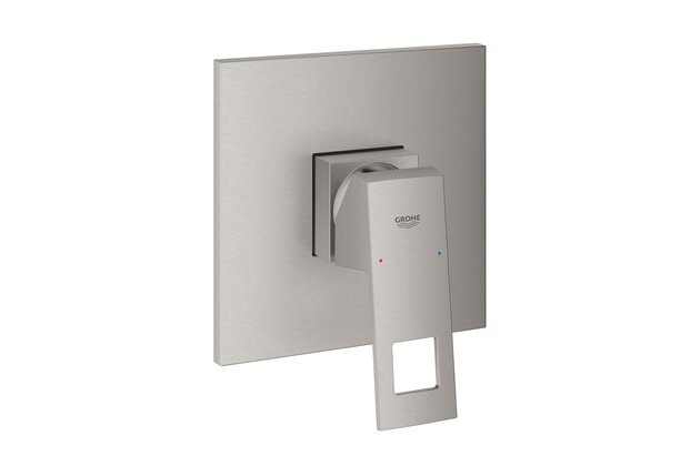 Baterie Grohe Eurocube sprchová podomítková, bez tělesa, supersteel - infinity, 24061DC0