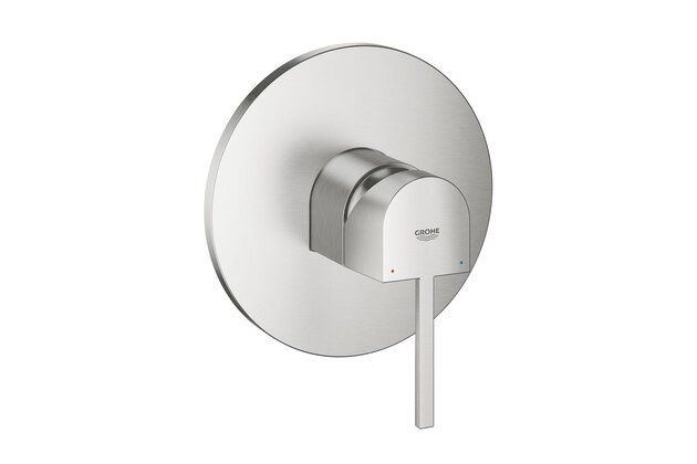 Baterie Grohe Plus sprchová podomítková, bez tělesa, supersteel - infinity, 24059DC3