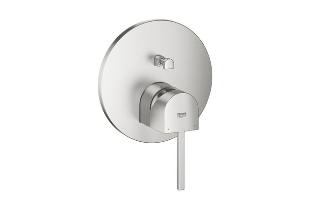 Baterie Grohe Plus sprchová podomítková, s dvousměrným přepínačem, bez tělesa, supersteel - infinity, 24060DC3