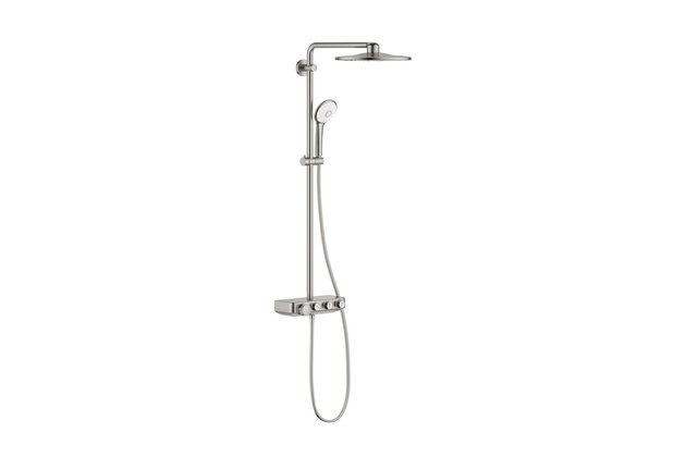 Sprchová souprava Grohe Euphoria termostatická, supersteel - infinity, 26507DC0