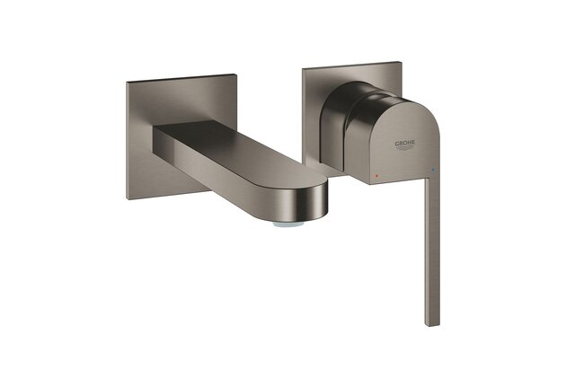 Baterie Grohe Plus umyvadlová podomítková, dvouotvorová, bez tělesa, hard graphite kartáčovaný, 29303AL3