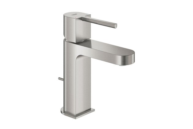 Baterie Grohe Plus umyvadlová, s výpustí, supersteel - infinity, 32612DC3