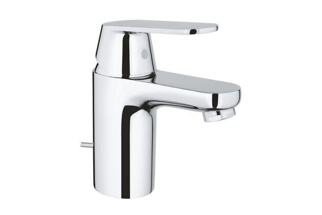 Baterie Grohe Eurosmart Cosmopolitan umyvadlová, s odtokovou soupravou, chrom, 32955000