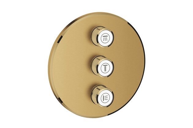 Krytka trojitého ovladače průtoku Grohe SmartControl, cool sunrise kartáčovaný, 29122GN0