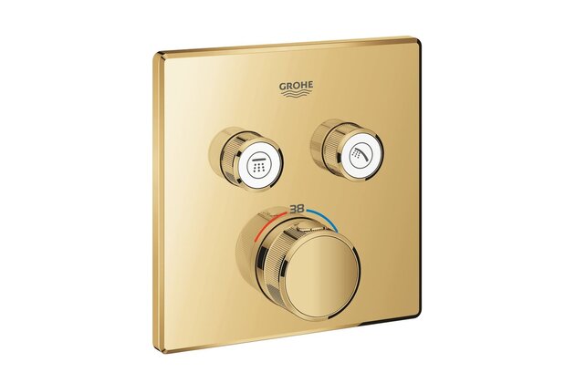 Baterie Grohe SmartControl sprchová podomítková termostatická, 2cestná, bez tělesa, cool sunrise, 29124GL0