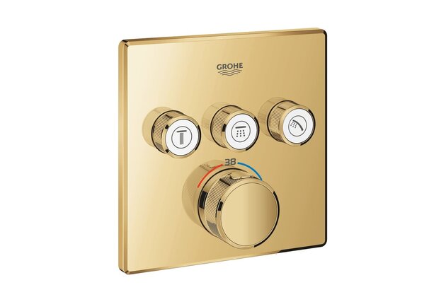 Baterie Grohe SmartControl sprchová podomítková termostatická, 3cestná, bez tělesa, cool sunrise, 29126GL0