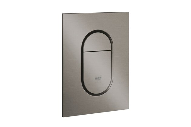 WC tlačítko GroheArena Cosmopolitan S, hard graphite kartáčovaný, 37624AL0