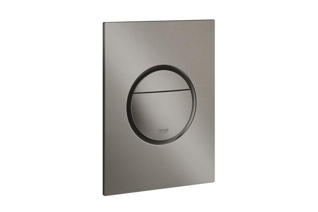 WC tlačítko GroheNova Cosmopolitan S, hard graphite kartáčovaný, 37601AL0