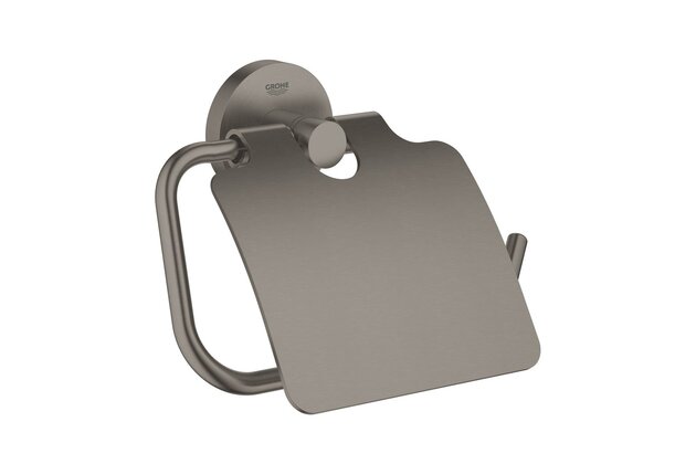 Držák toaletního papíru Grohe Essentials, černá mat, 40367AL1