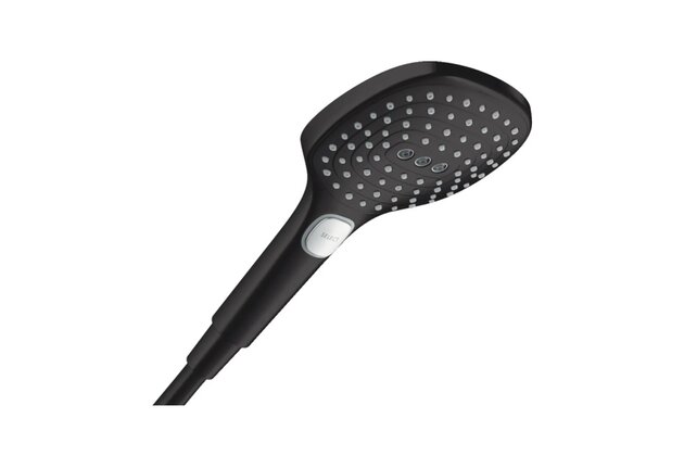Ruční sprcha Hansgrohe Raindance Select E 120, 3jet, černá mat, 26520670