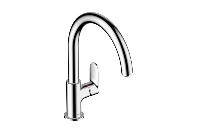 Baterie Hansgrohe Vernis Blend dřezová, s otočným ramínkem, chrom, 71870000