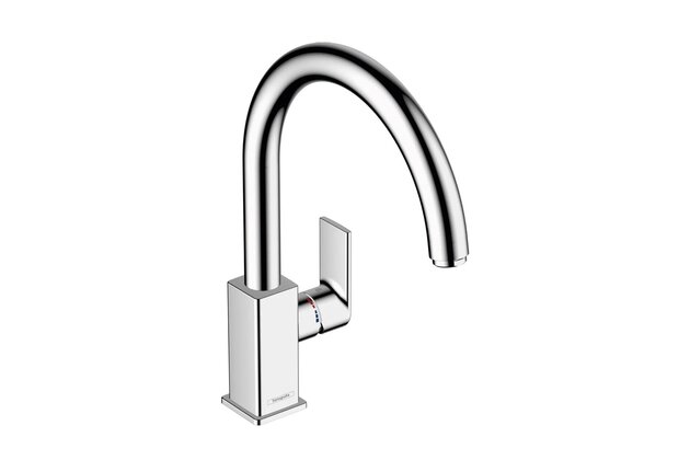 Baterie Hansgrohe Vernis Shape dřezová, s otočným ramenem, chrom, 71871000