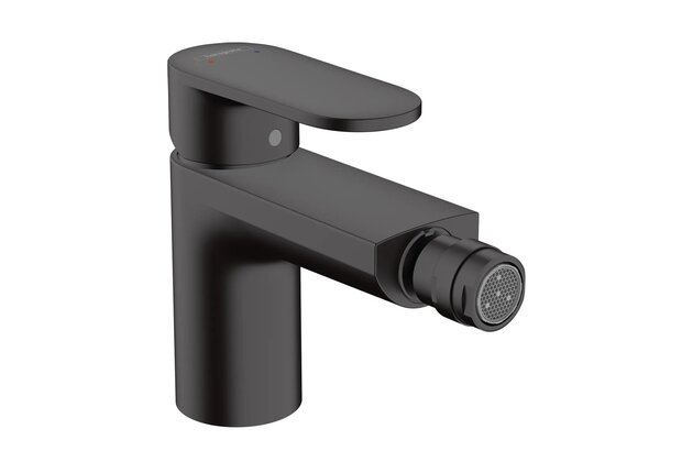 Baterie Hansgrohe Vernis Blend bidetová, s výpustí, černá mat, 71210670