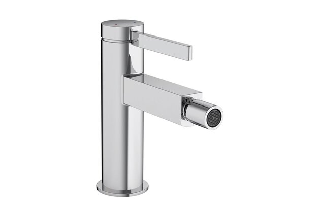 Baterie Hansgrohe Finoris bidetová, páková, s odtokovou soupravou, Push-Open, chrom, 76200000