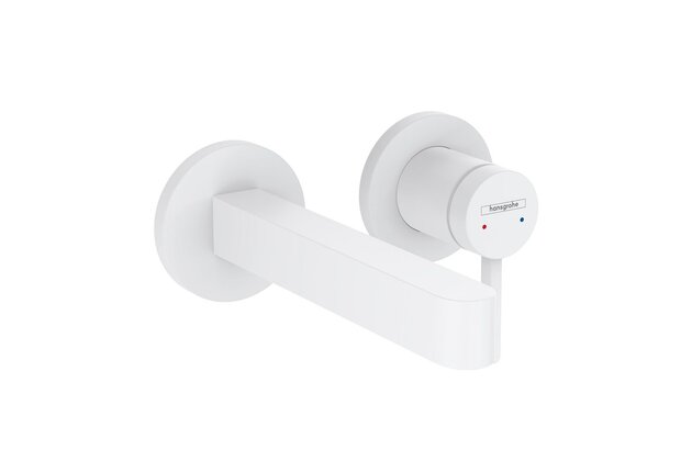 Baterie Hansgrohe Finoris umyvadlová podomítková, páková, bez tělesa, bílá mat, 76051700