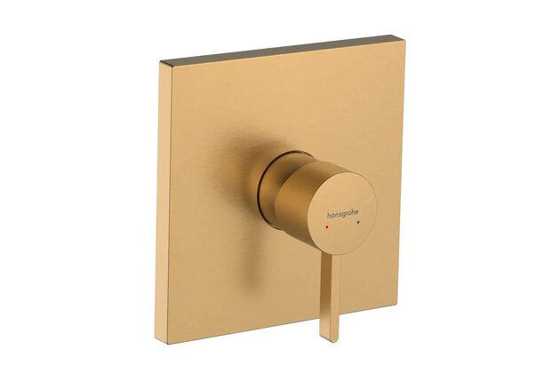 Baterie Hansgrohe Finoris sprchová podomítková, páková, bez tělesa, bronz kartáčovaný, 76615140