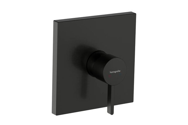 Baterie Hansgrohe Finoris sprchová podomítková, páková, bez tělesa, černý chrom kartáčovaný, 76615340